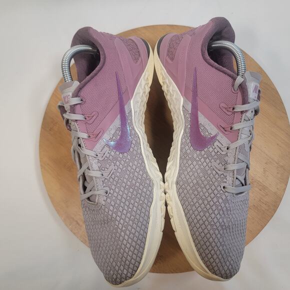Nike Metcon 4 Crossfit Sneakers Shoes Women 12 Purple Gray - Picture 9 of 14